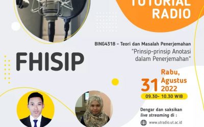 “Prinsip-prinsip Anotasi dalam Penerjemahan” – BING4318 Teori dan Masalah Penerjemahan