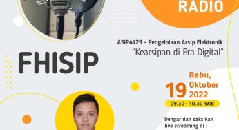 Tutorial Radio “Kearsipan di Era Digital”