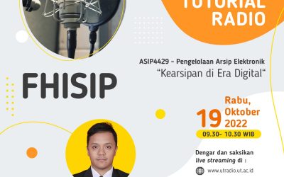 Tutorial Radio “Kearsipan di Era Digital”