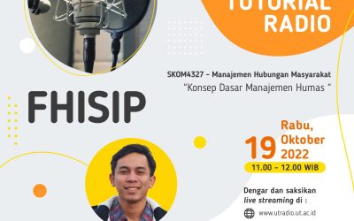 Tutorial Radio “Konsep Dasar Manajemen Humas”