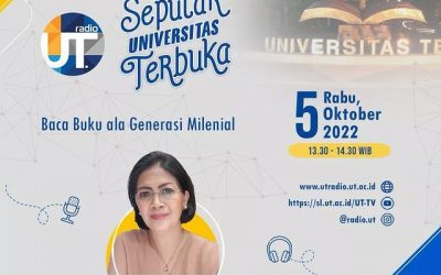 “Baca Buku ala Generasi Milenial” – Seputar UT bersama Kepala UPT Perpustakaan