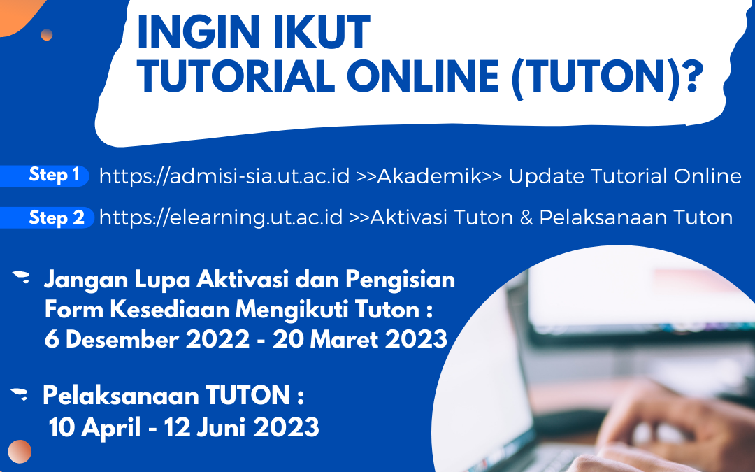 Ingin Ikut Tutorial Online (Tuton) ?