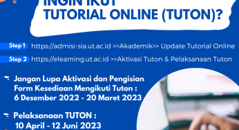 Ingin Ikut Tutorial Online (Tuton) ?