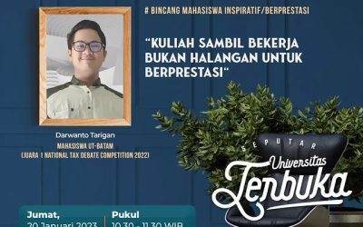 Seputar UT “Kuliah Sambil Bekerja Bukan Halangan untuk Berprestasi”