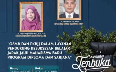 OSMB & PKBJJ dalam Layanan Pendukung Kesuksesan Belajar Jarak Jauh Mahasiswa Baru Diploma & Sarjana