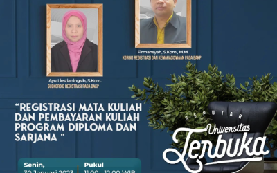 Registrasi Mata Kuliah dan Pembayaran Kuliah Program Diploma & Sarjana – Seputar Universitas Terbuka