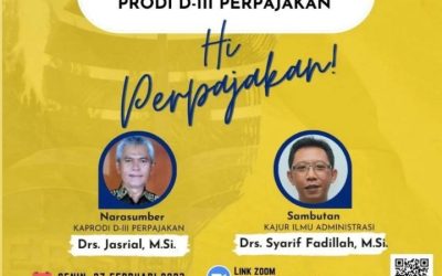 “Yuk Merapat D-III Perpajakan FHISIP Universitas Terbuka!” 27 Februari 2023, 14.00 WIB