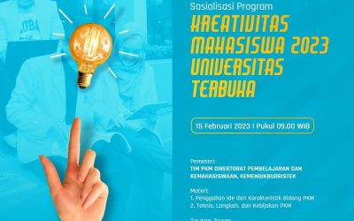 “Sosialisasi Program Kreativitas Mahasiswa (PKM) 2023”
