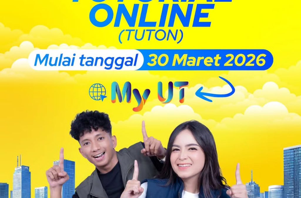 Login Tutorial Online mulai 30 Maret 2026, Pembelajaran Tuton dimulai 13 April 2026