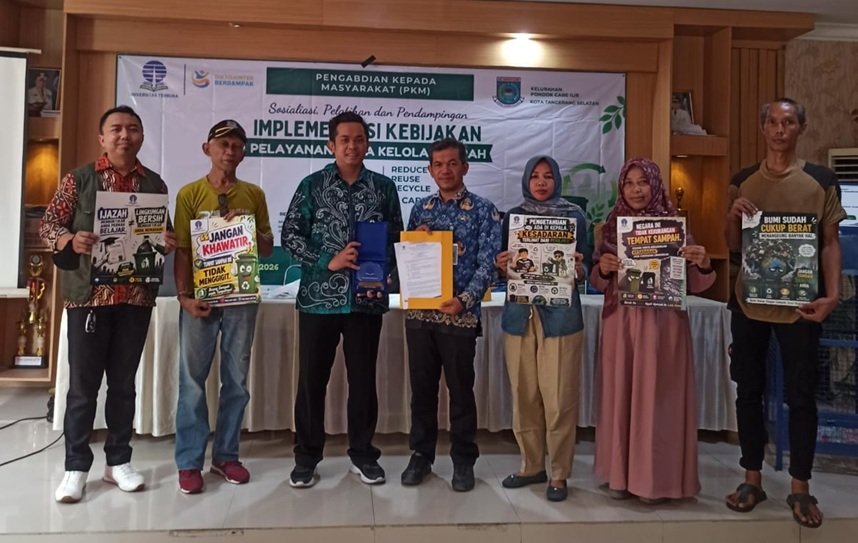 FHISIP Universitas Terbuka Perkuat Kolaborasi dengan Kelurahan Pondok Cabe Ilir melalui Pengabdian kepada Masyarakat tentang Tata Kelola Sampah 3R