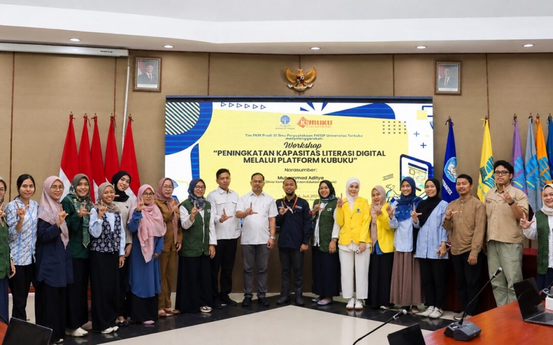 Program Studi Ilmu Perpustakaan Universitas Terbuka Tingkatkan Kapasitas Literasi Digital Tenaga Perpustakaan Sekolah Melalui PkM Berbasis Riset