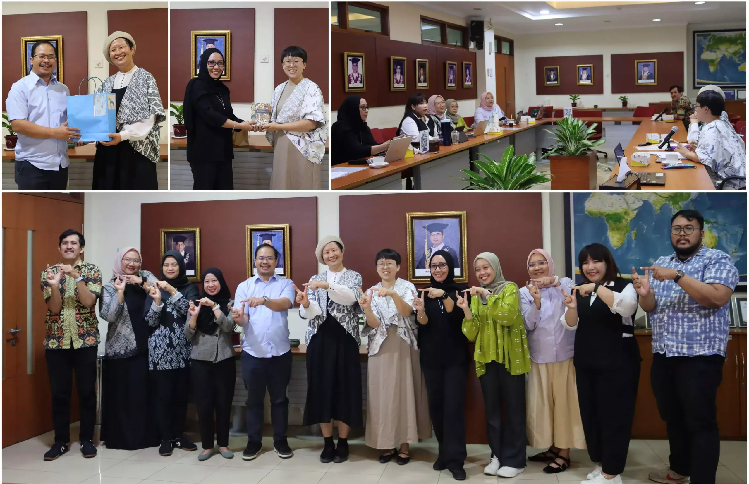 Sinergi Internasional: FHISIP Universitas Terbuka Sambut Kunjungan Perwakilan NGO Taiwan dan Peneliti Chiba University Jepang
