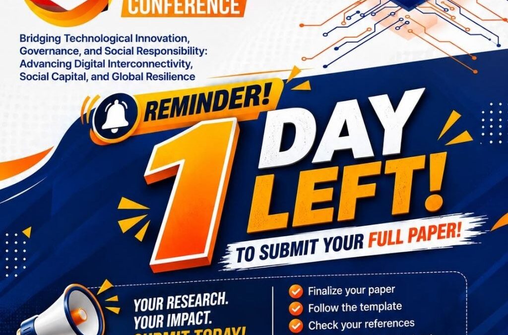 The 8th Open Society Conference (OSC) 2026 : ONLY 1 DAY LEFT TO SUBMIT YOUR FULL PAPER!