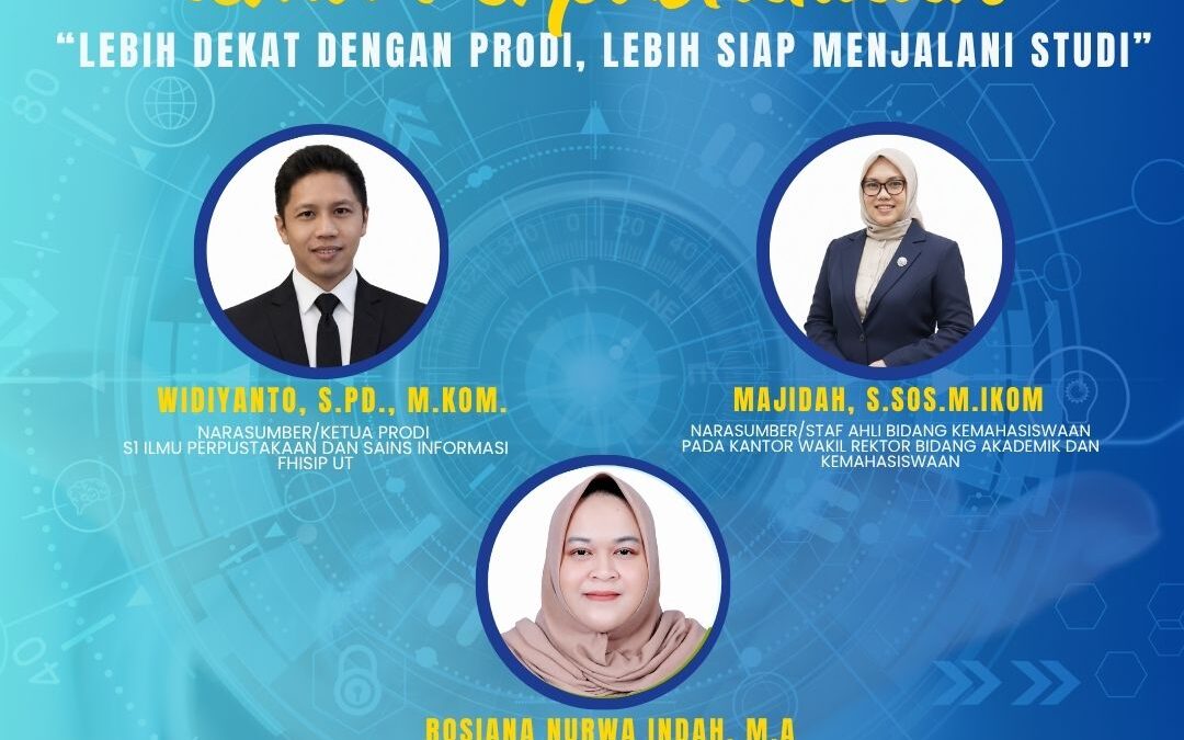 Sapa Prodi S1 Ilmu Perpustakaan Senin, 31 Agustus 2026 Pukul 10.00 WIB – Selesai
