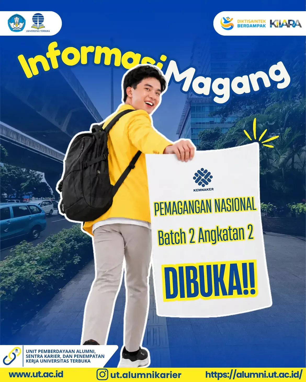 Program Pemagangan Nasional KEMNAKER Batch 2 Angkatan 2 Pendaftaran Peserta mulai Tanggal 3 hingga 8 September 2026