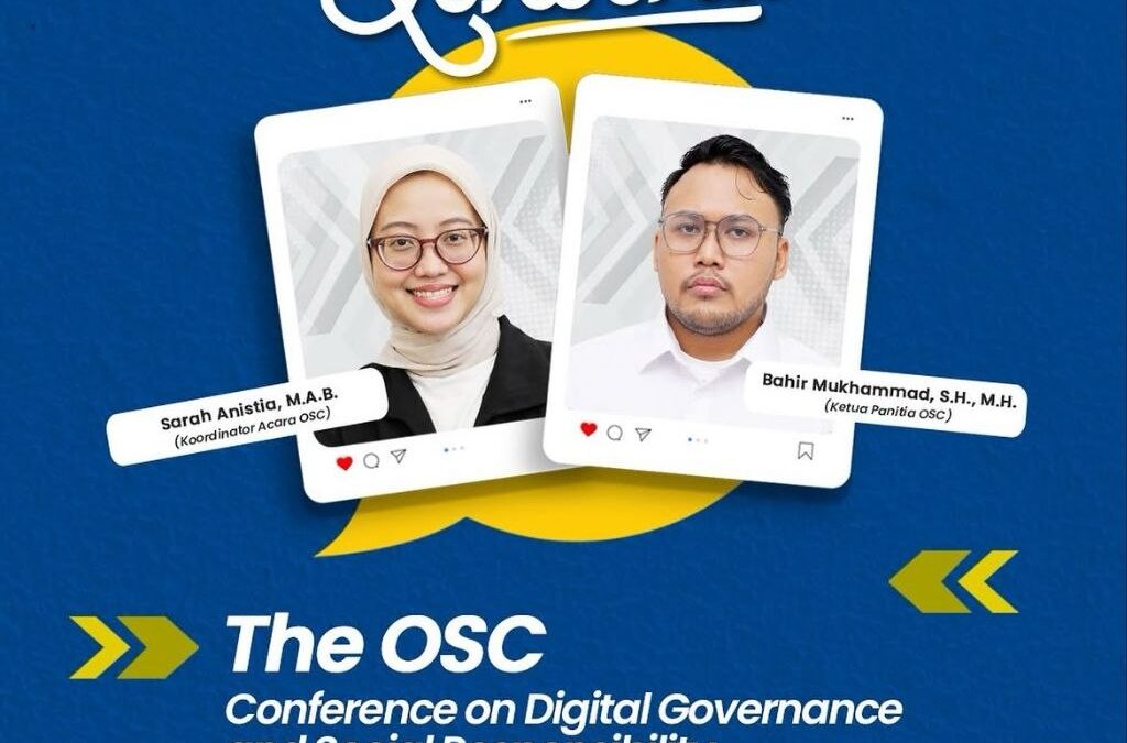 Get to know The OSC – Conference on Digital Governance and Social Responsibility a little closer!