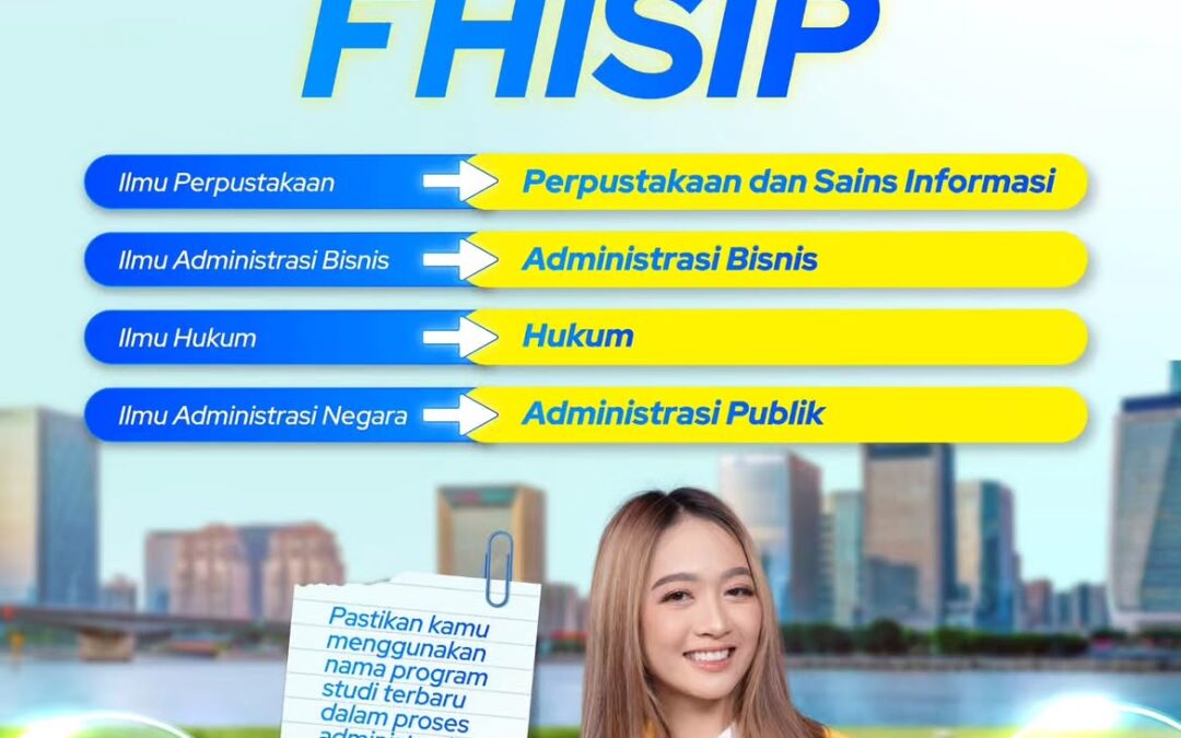Informasi Perubahan Nama Prodi FHISIP UT