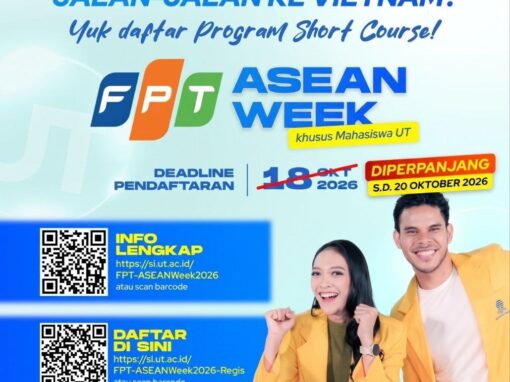 Perpanjangan Pendaftaran Short Course FPT ASEAN Week s.d. 20 Oktober 2026