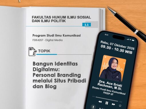 Tutorial Radio S1 Ilmu Komunikasi “Bangun Identitas Digitalmu: Personal Branding melalui Situs Pribadi dan Blog”