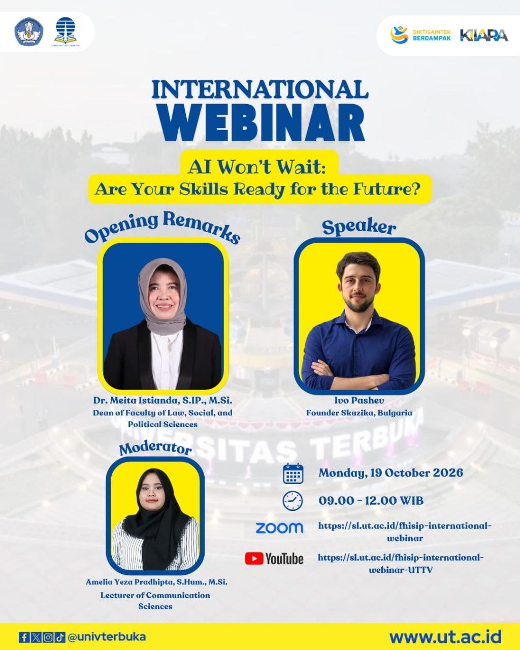 Webinar International : AI WON’T WAIT: ARE YOUR SKILLS READY FOR THE FUTURE?